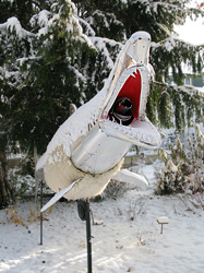 Schnee Knopf/Schorn